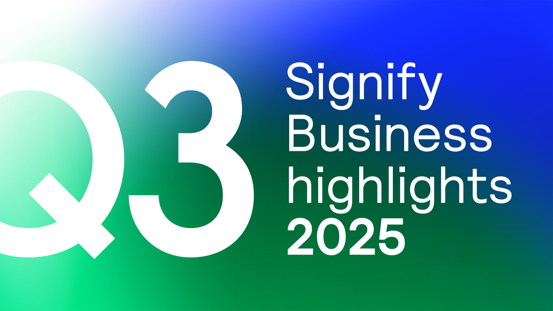 Q3 Business Highlights